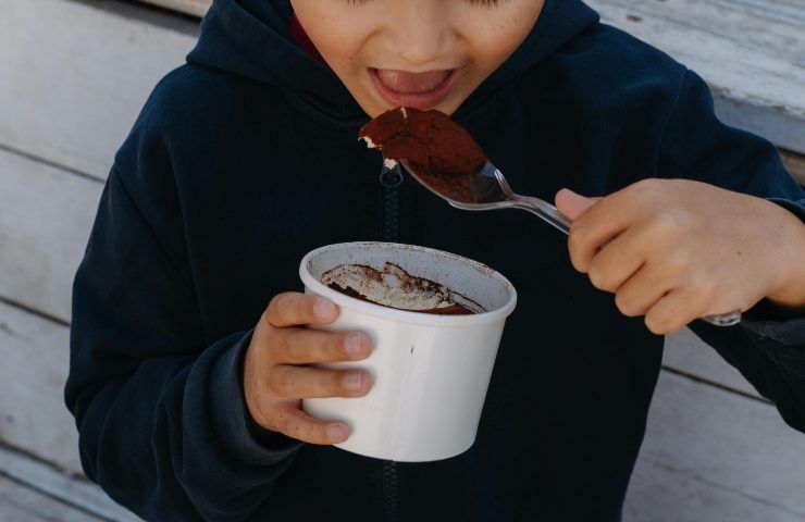 Budino ricotta e cioccolato