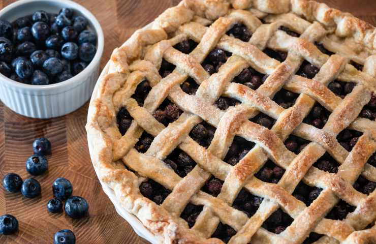 Come fare la crostata ai mirtilli