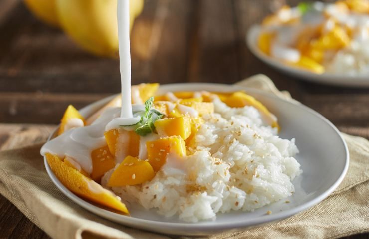 Come preparare lo sticky rice mango