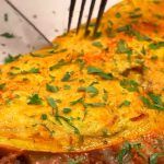 Frittata con carne in padella