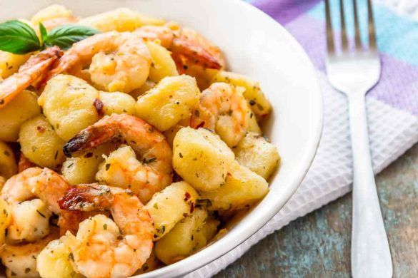 Gnocchi ai gamberi