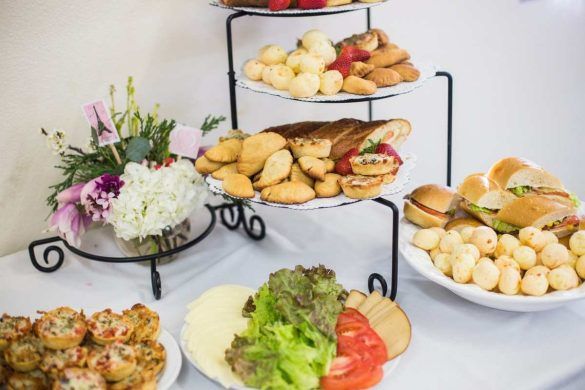 Il buffet salato completo