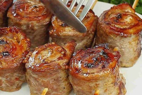 Squisiti spiedini di carne