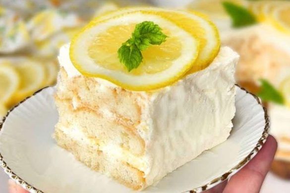 Torta al limone senza cottura