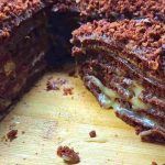 Torta cioccolato con farcitura interna