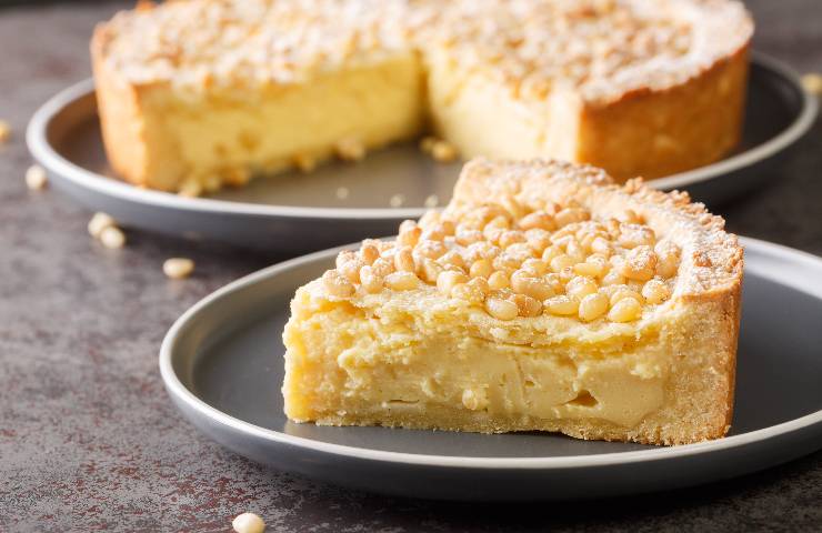 Torta della nonna senza cottura