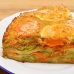 Torta salata con zucchine e carote