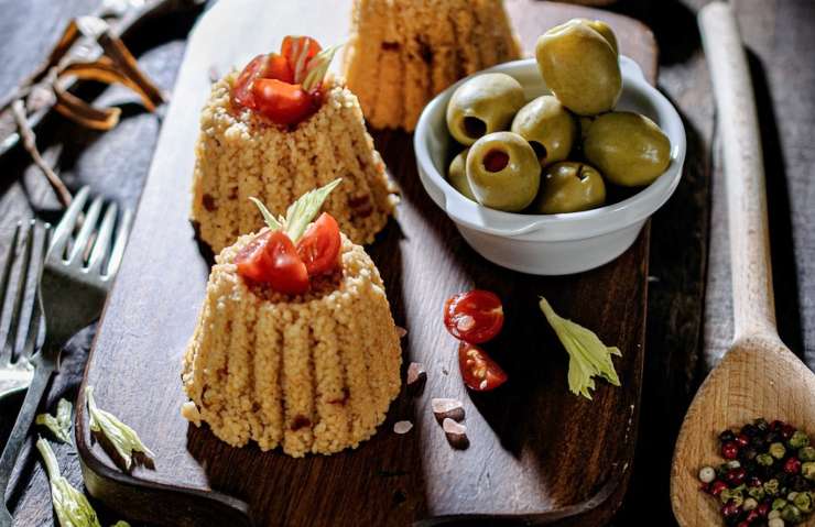 Couscous che sembra un dessert