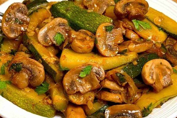 Zucchine e funghi