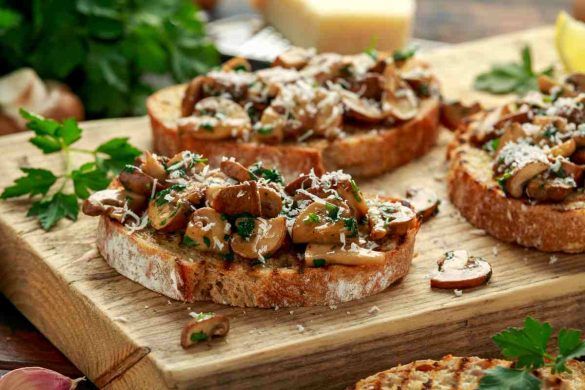 Bruschette ai funghi