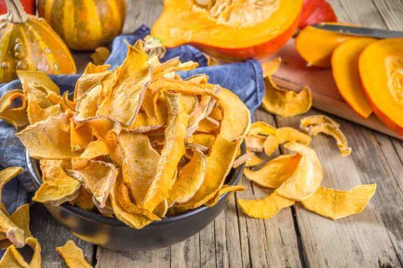 Chips di zucca