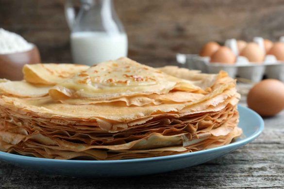 Crepes con farina di castagne