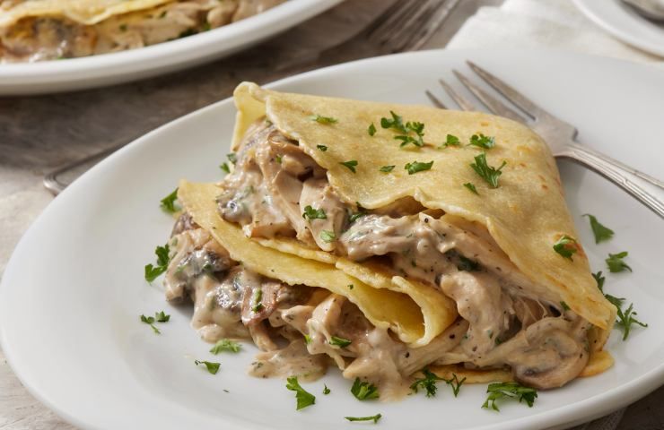 Crespelle ai funghi