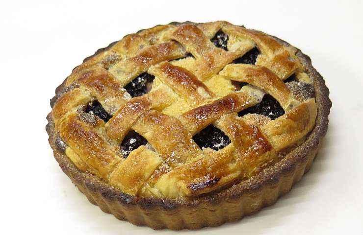 Crostata con marmellata d'uva