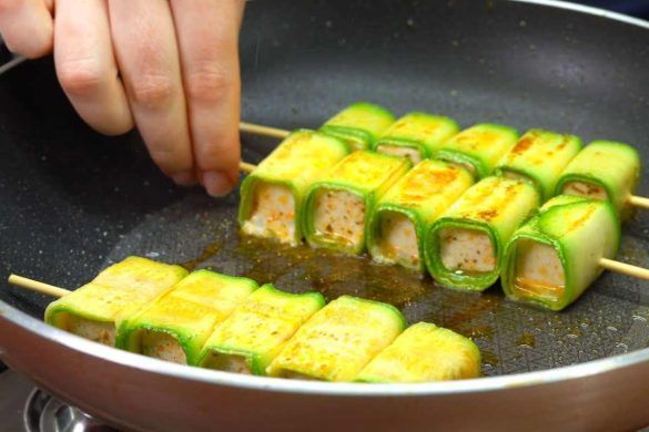 Involtini di zucchine