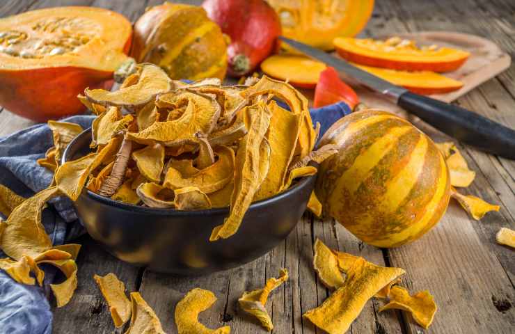 Le chips di zucca