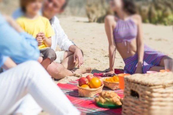 Menù da spiaggia per bambini