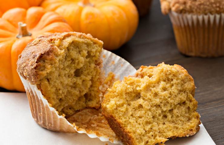 Muffin alla zucca ricetta