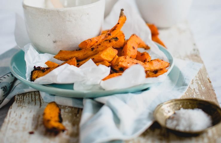 Patatine di zucca fritta