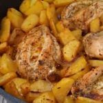 Petto di pollo con patate al forno