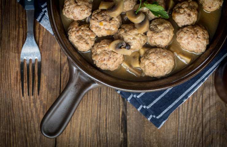 Polpette ai funghi