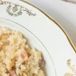 Ricetta risotto con fichi d'india, fagioli e funghi