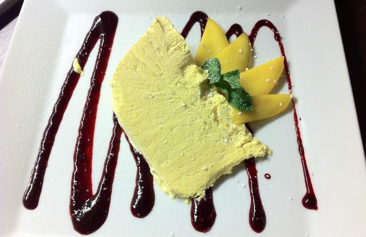 Semifreddo mango e menta