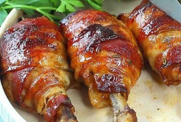 Succose cosce di pollo al forno