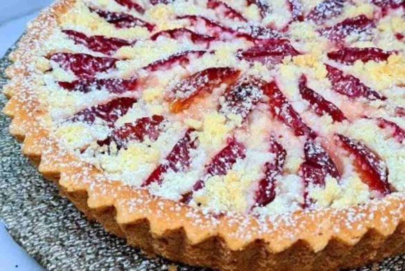 Crostata alle prugne