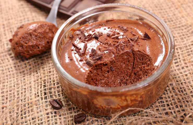 Mousse al cioccolato e castagne