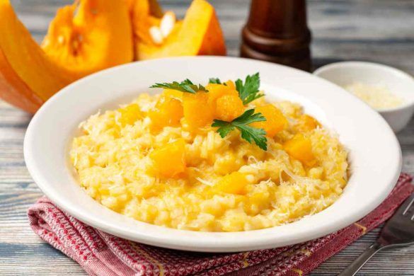 Risotto zucca e pere