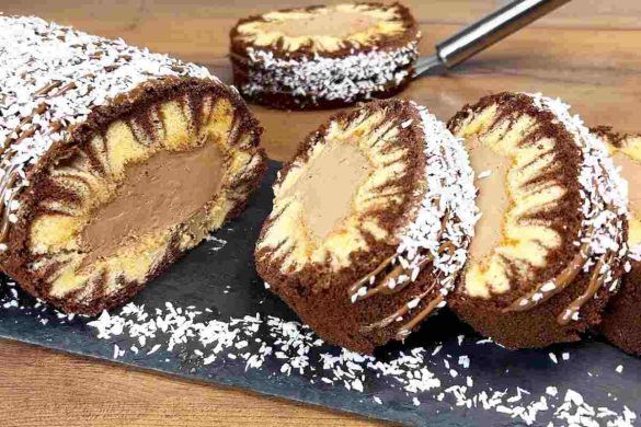 Rotolo al cacao di Babbo Natale