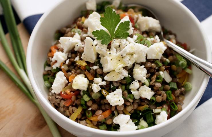 Insalata di lenticchie Capodanno