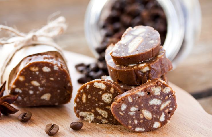 Salame di cioccolato ricetta facile